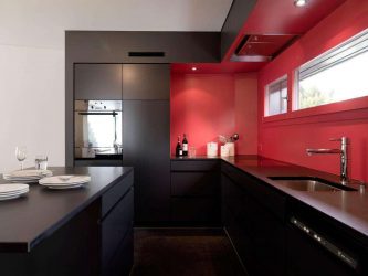 Nova tendência no mundo da cozinha - Cozinha preta no interior (mais de 220 combinações de fotos no design)
