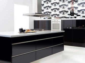 Nova tendência no mundo da cozinha - Cozinha preta no interior (mais de 220 combinações de fotos no design)
