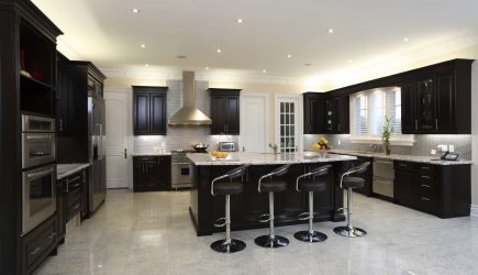 Nova tendência no mundo da cozinha - Cozinha preta no interior (mais de 220 combinações de fotos no design)