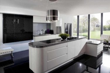 Nova tendência no mundo da cozinha - Cozinha preta no interior (mais de 220 combinações de fotos no design)