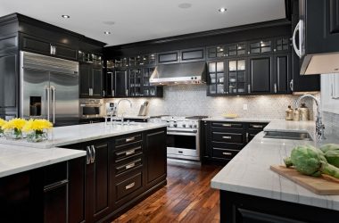 Nova tendência no mundo da cozinha - Cozinha preta no interior (mais de 220 combinações de fotos no design)