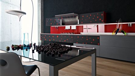 Nova tendência no mundo da cozinha - Cozinha preta no interior (mais de 220 combinações de fotos no design)