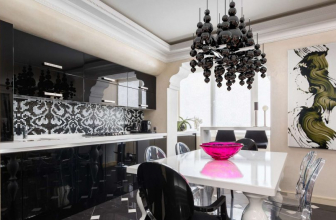 New trend in the kitchen world - Black kitchen in the interior (220+ Photo combinations in the design)