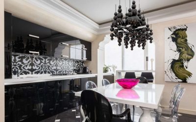 Nova tendência no mundo da cozinha - Cozinha preta no interior (mais de 220 combinações de fotos no design)