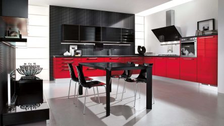 Nova tendência no mundo da cozinha - Cozinha preta no interior (mais de 220 combinações de fotos no design)