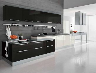 Nova tendência no mundo da cozinha - Cozinha preta no interior (mais de 220 combinações de fotos no design)