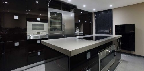 Nova tendência no mundo da cozinha - Cozinha preta no interior (mais de 220 combinações de fotos no design)