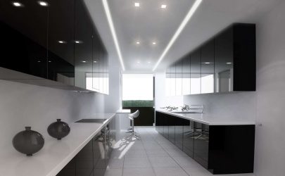 Nova tendência no mundo da cozinha - Cozinha preta no interior (mais de 220 combinações de fotos no design)