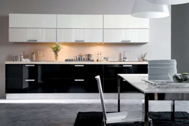 Nova tendência no mundo da cozinha - Cozinha preta no interior (mais de 220 combinações de fotos no design)