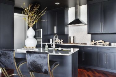 Nova tendência no mundo da cozinha - Cozinha preta no interior (mais de 220 combinações de fotos no design)