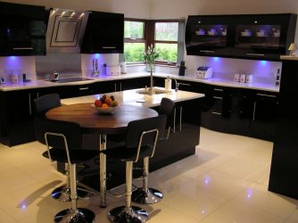Nova tendência no mundo da cozinha - Cozinha preta no interior (mais de 220 combinações de fotos no design)