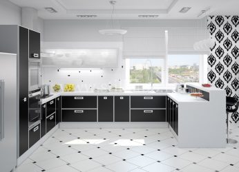Nova tendência no mundo da cozinha - Cozinha preta no interior (mais de 220 combinações de fotos no design)