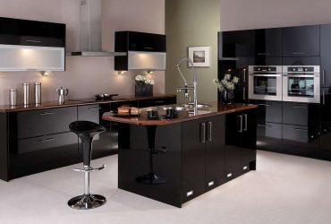 Nova tendência no mundo da cozinha - Cozinha preta no interior (mais de 220 combinações de fotos no design)