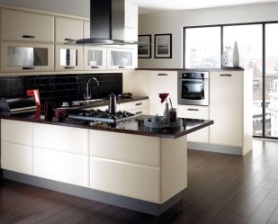Nova tendência no mundo da cozinha - Cozinha preta no interior (mais de 220 combinações de fotos no design)