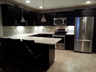 Nova tendência no mundo da cozinha - Cozinha preta no interior (mais de 220 combinações de fotos no design)