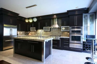 Nova tendência no mundo da cozinha - Cozinha preta no interior (mais de 220 combinações de fotos no design)