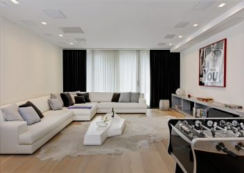 Elegante, Conforto e Beleza (mais de 170 fotos): interior em preto e branco (sala de estar, quarto, cozinha)