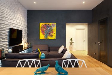 Elegante, Conforto e Beleza (mais de 170 fotos): interior em preto e branco (sala de estar, quarto, cozinha)
