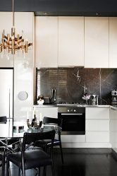 Elegante, Conforto e Beleza (mais de 170 fotos): interior em preto e branco (sala de estar, quarto, cozinha)