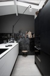 Elegante, Conforto e Beleza (mais de 170 fotos): interior em preto e branco (sala de estar, quarto, cozinha)