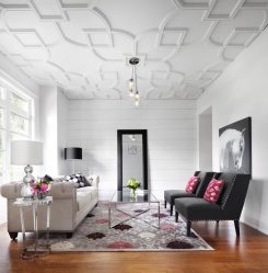 Elegante, Conforto e Beleza (mais de 170 fotos): interior em preto e branco (sala de estar, quarto, cozinha)
