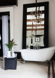 Elegante, Conforto e Beleza (mais de 170 fotos): interior em preto e branco (sala de estar, quarto, cozinha)