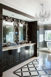 Elegante, Conforto e Beleza (mais de 170 fotos): interior em preto e branco (sala de estar, quarto, cozinha)