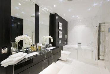 Elegante, Conforto e Beleza (mais de 170 fotos): interior em preto e branco (sala de estar, quarto, cozinha)