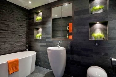 Elegante, Conforto e Beleza (mais de 170 fotos): interior em preto e branco (sala de estar, quarto, cozinha)