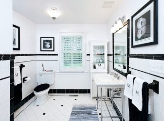 Elegante, Conforto e Beleza (mais de 170 fotos): interior em preto e branco (sala de estar, quarto, cozinha)