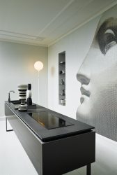 Elegante, Conforto e Beleza (mais de 170 fotos): interior em preto e branco (sala de estar, quarto, cozinha)