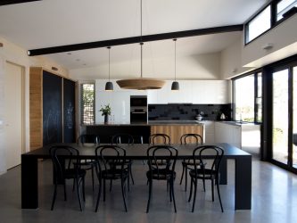 Elegante, Conforto e Beleza (mais de 170 fotos): interior em preto e branco (sala de estar, quarto, cozinha)