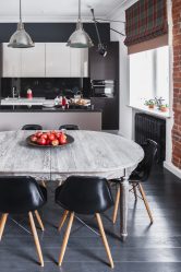 Elegante, Conforto e Beleza (mais de 170 fotos): interior em preto e branco (sala de estar, quarto, cozinha)