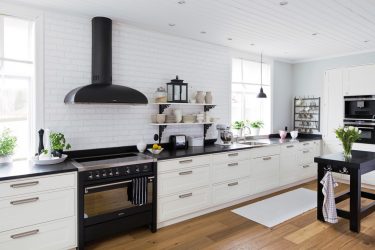 Elegante, Conforto e Beleza (mais de 170 fotos): interior em preto e branco (sala de estar, quarto, cozinha)