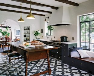 Elegante, Conforto e Beleza (mais de 170 fotos): interior em preto e branco (sala de estar, quarto, cozinha)