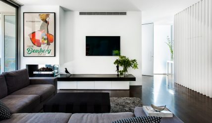 Elegante, Conforto e Beleza (mais de 170 fotos): interior em preto e branco (sala de estar, quarto, cozinha)