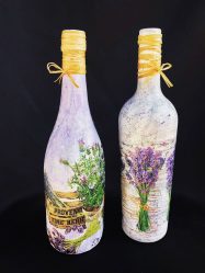 Garrafas de decoupage para o Ano Novo (mais de 170 fotos). Jóias DIY. Novas ideias e workshops