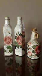 Garrafas de decoupage para o Ano Novo (mais de 170 fotos). Jóias DIY. Novas ideias e workshops