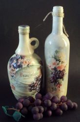 Garrafas de decoupage para o Ano Novo (mais de 170 fotos). Jóias DIY. Novas ideias e workshops