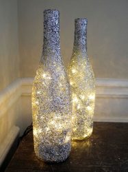 Garrafas de decoupage para o Ano Novo (mais de 170 fotos). Jóias DIY. Novas ideias e workshops