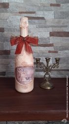 Garrafas de decoupage para o Ano Novo (mais de 170 fotos). Jóias DIY. Novas ideias e workshops