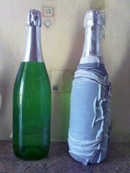 Garrafas de decoupage para o Ano Novo (mais de 170 fotos). Jóias DIY. Novas ideias e workshops