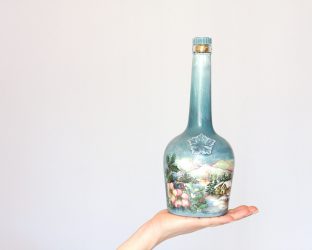 Garrafas de decoupage para o Ano Novo (mais de 170 fotos). Jóias DIY. Novas ideias e workshops