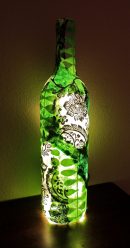 Garrafas de decoupage para o Ano Novo (mais de 170 fotos). Jóias DIY. Novas ideias e workshops