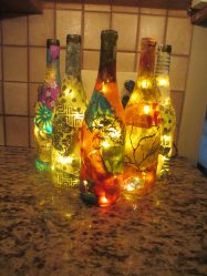Garrafas de decoupage para o Ano Novo (mais de 170 fotos). Jóias DIY. Novas ideias e workshops