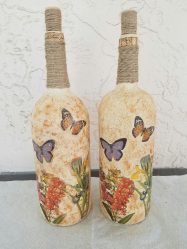 Garrafas de decoupage para o Ano Novo (mais de 170 fotos). Jóias DIY. Novas ideias e workshops