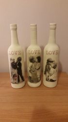 Garrafas de decoupage para o Ano Novo (mais de 170 fotos). Jóias DIY. Novas ideias e workshops