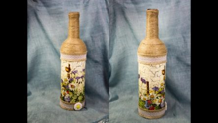 Garrafas de decoupage para o Ano Novo (mais de 170 fotos). Jóias DIY. Novas ideias e workshops