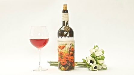 Garrafas de decoupage para o Ano Novo (mais de 170 fotos). Jóias DIY. Novas ideias e workshops