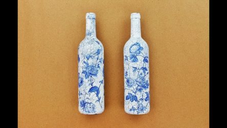 Garrafas de decoupage para o Ano Novo (mais de 170 fotos). Jóias DIY. Novas ideias e workshops